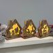 Дерев'яний LED-ліхтар &laquo;Будиночок&raquo; 15 см, декоративний новорічний нічник на батарейках, в асортименті YX996-A фото 3